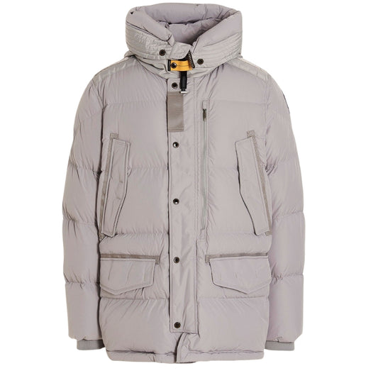 Parajumpers HARRASEEKET PMPUHF03 269 PELICAN GREY DOWN PARKA JACKET Mens L