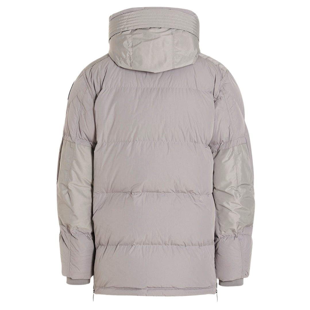 Parajumpers HARRASEEKET PMPUHF03 269 PELICAN GREY DOWN PARKA JACKET Mens L