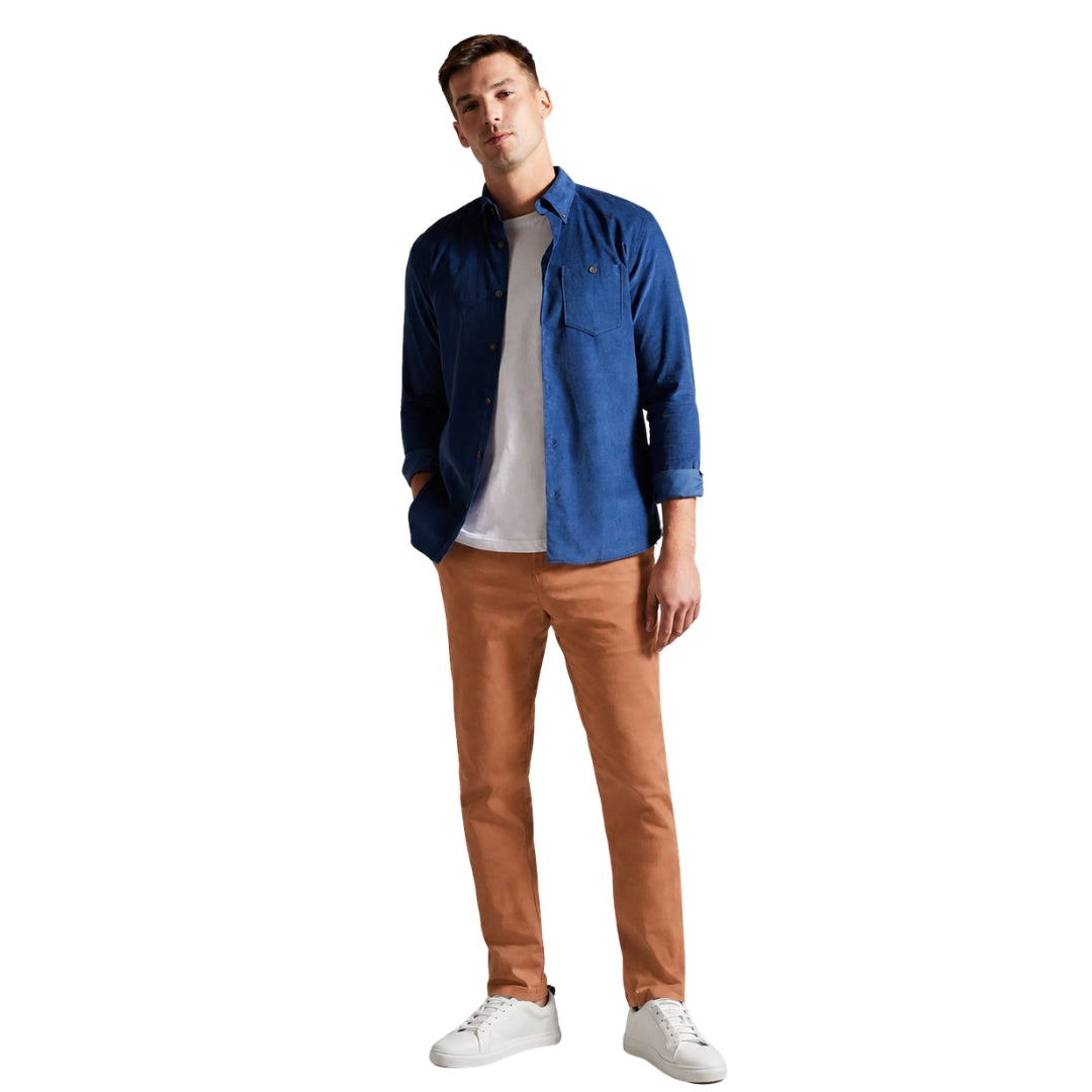 Ted Baker Haydae Textured Tan Chino Pants