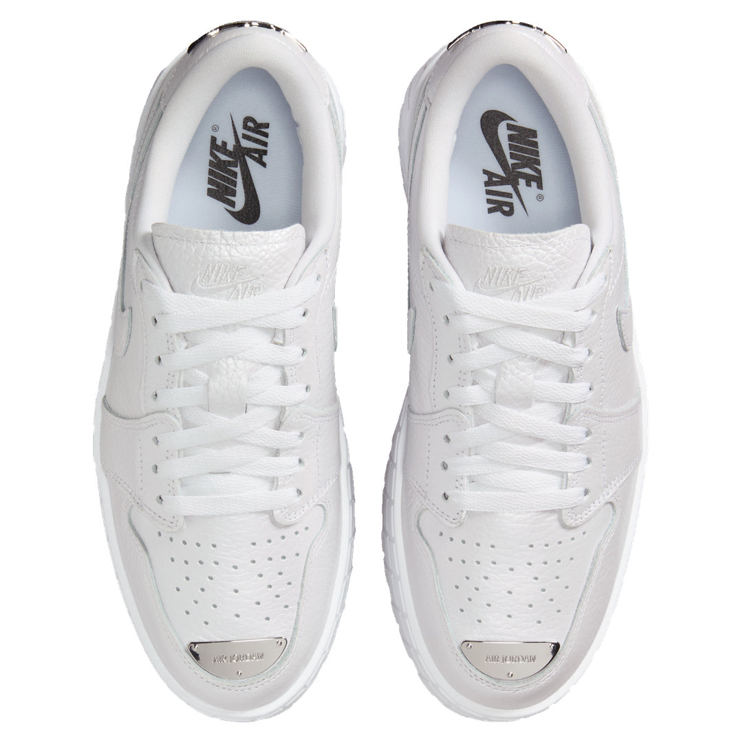 Nike Air Jordan 1 Brooklyn Low White Trainers UK 3