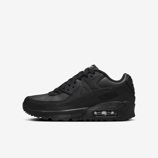 Nike Air Max 90 GS Triple Black Trainers UK 2.5