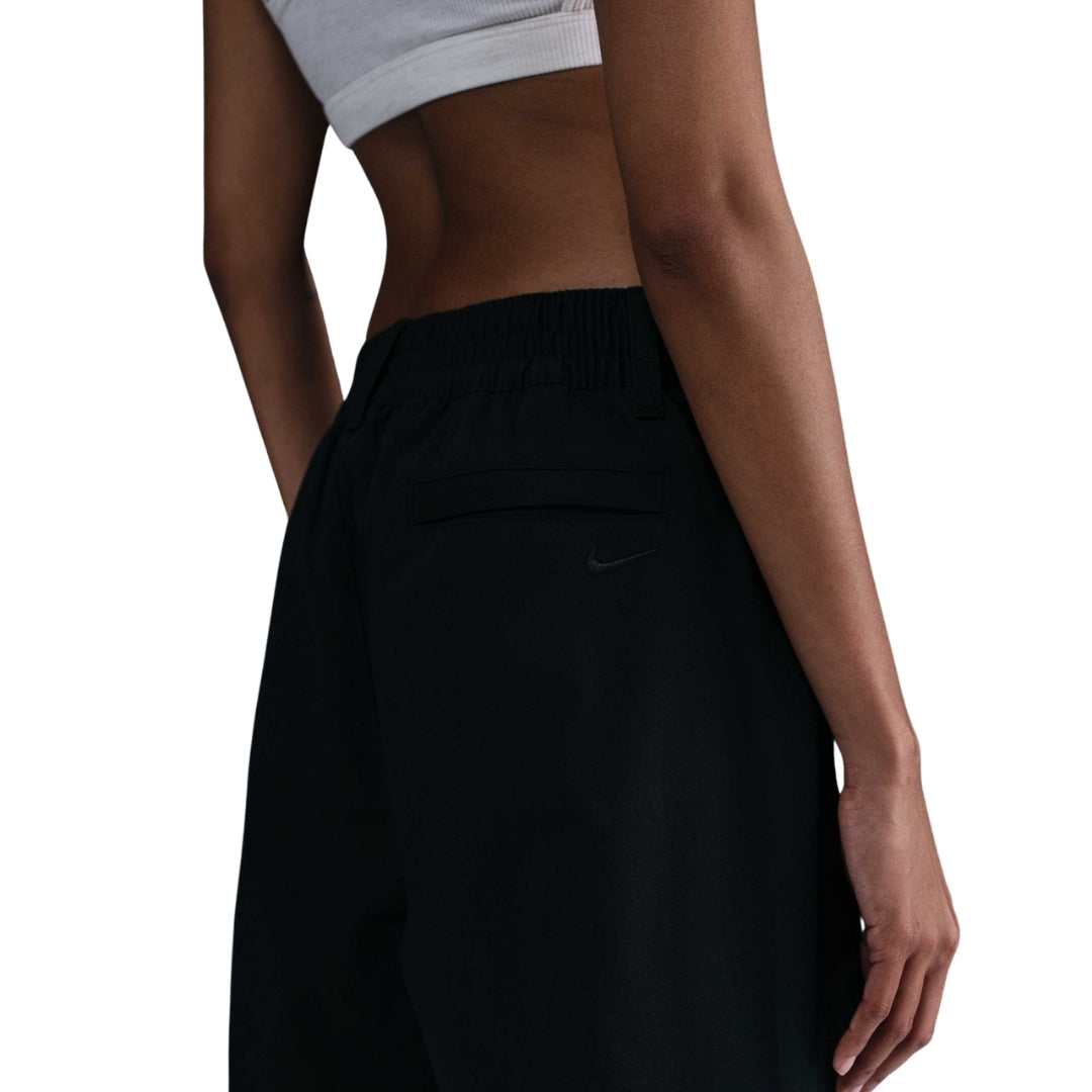 Nike Sportswear Collection Women's Mid-Rise Black Twill Trousers S