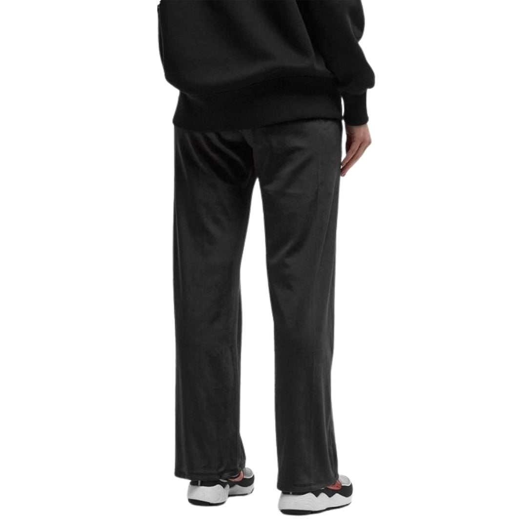 Nike Women's Sportswear Chill Knit Mid-Rise Black Velour Pants XS
