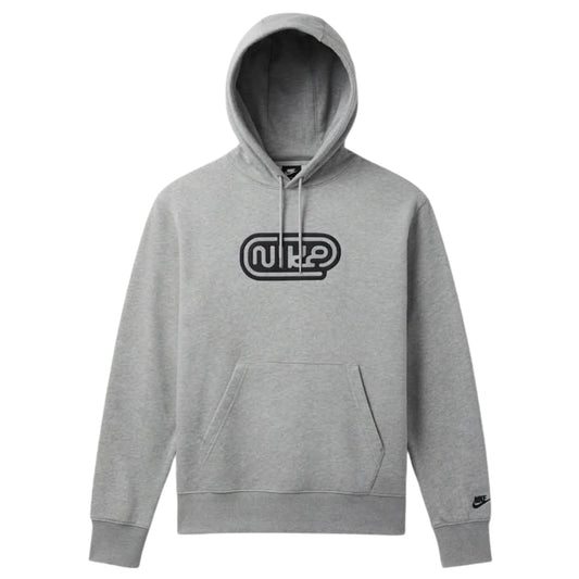 Nike Club Pullover French Terry Grey Hoodie M