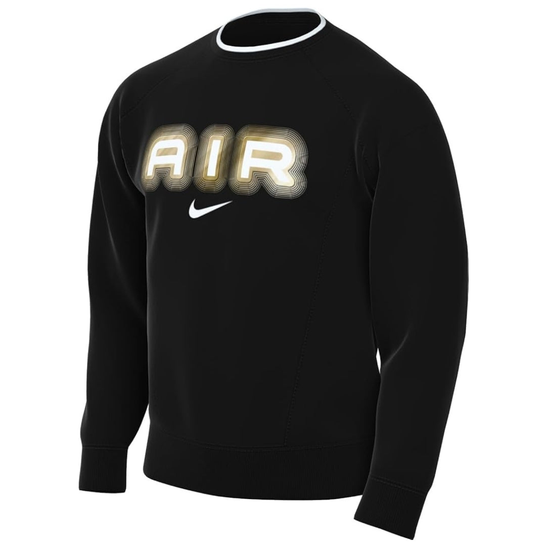 Nike Air Crew Neck Fleece Black Sweatshirt XS