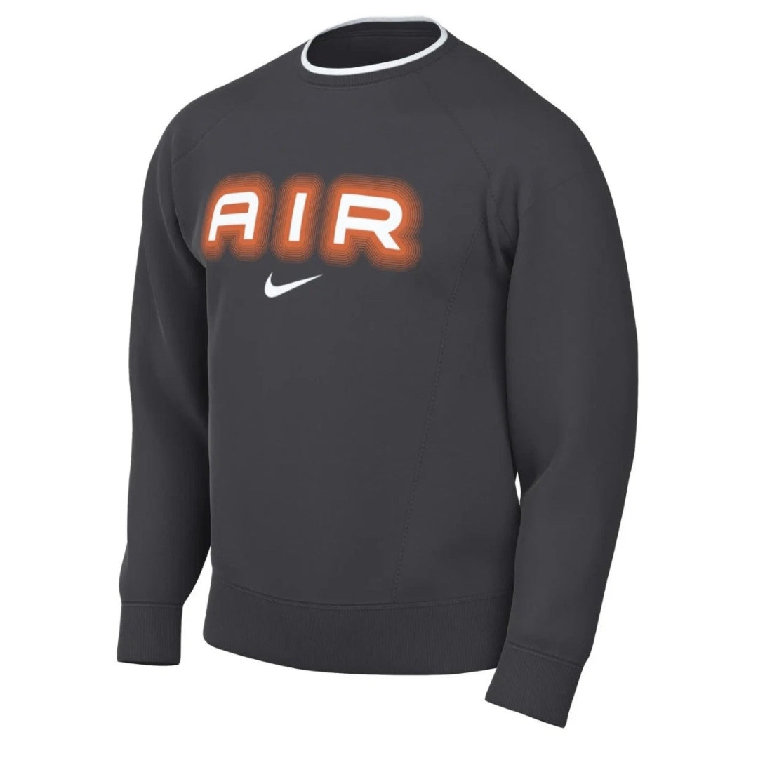 Nike Air Crew Neck Fleece Dark Grey Sweatshirt XS
