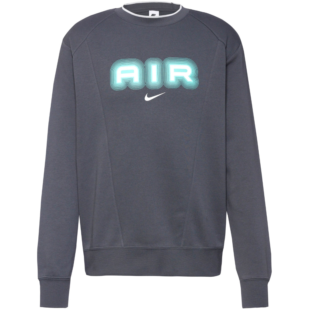 Nike Air Crew Neck Fleece Grey Sweatshirt S