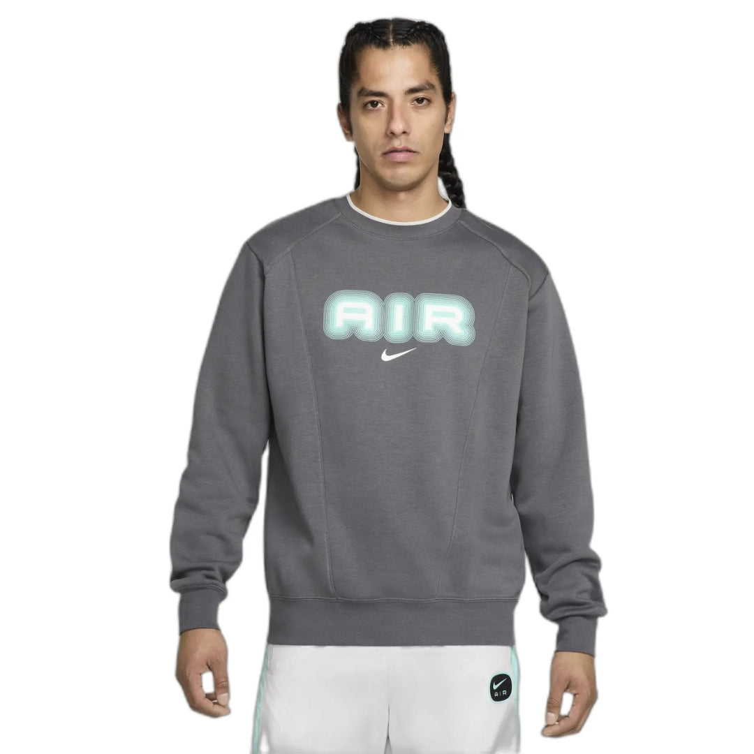 Nike Air Crew Neck Fleece Grey Sweatshirt S