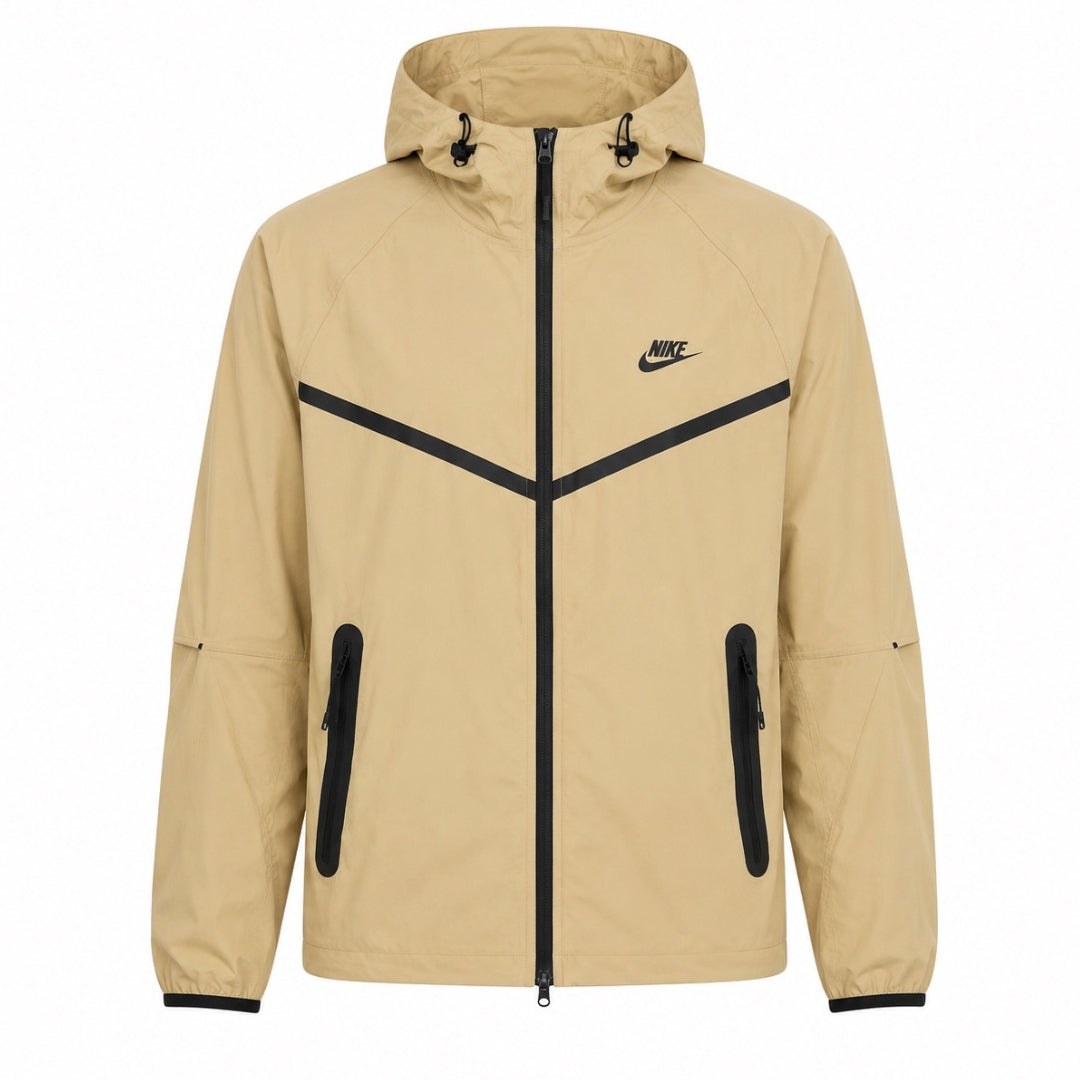 Nike Tech Woven Full-Zip Khaki Jacket S