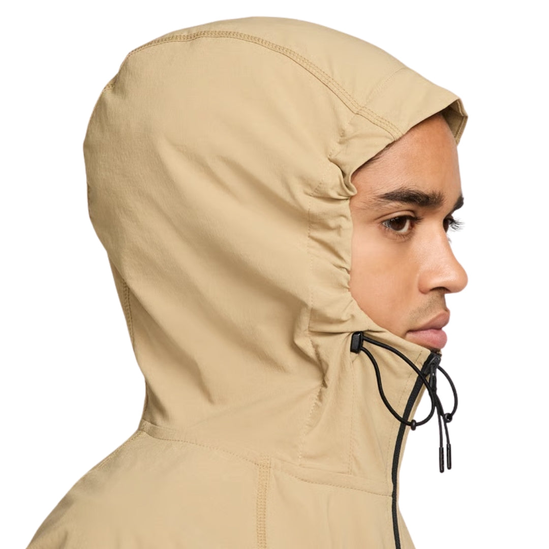 Nike Tech Woven Full-Zip Khaki Jacket S