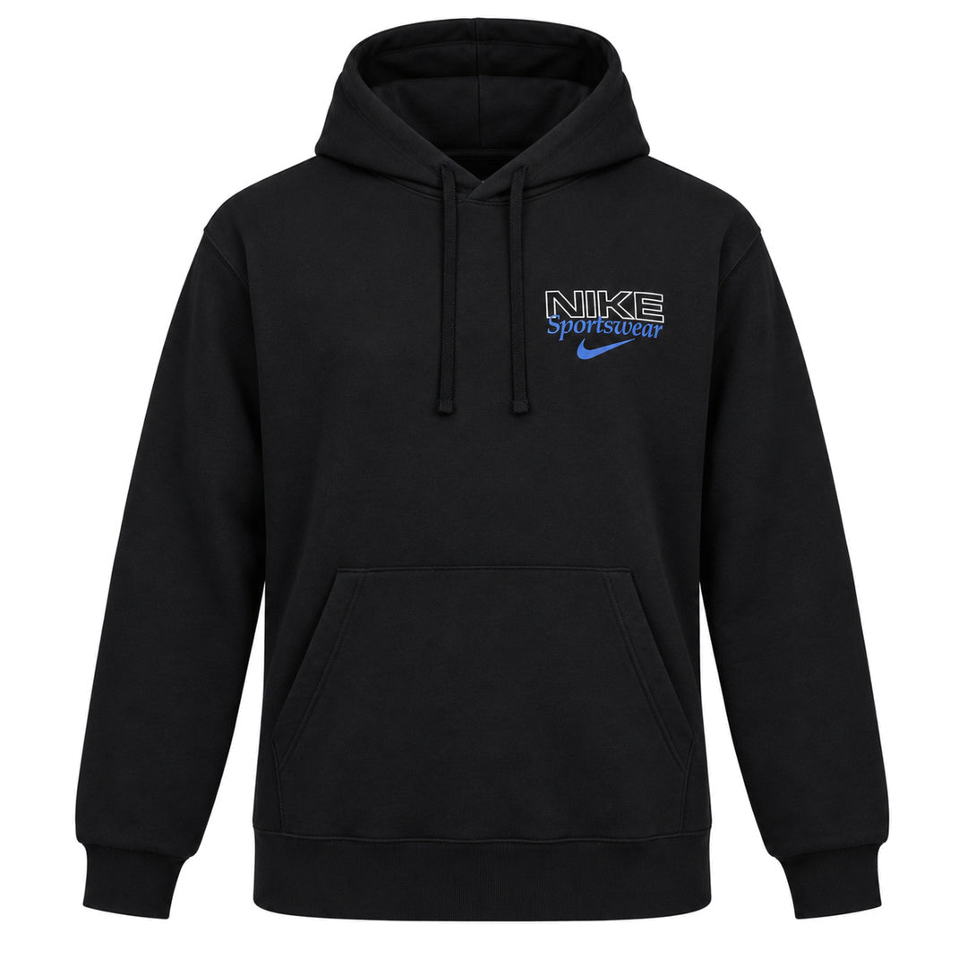 Nike Sportswear Graphic Overhead Black Hoodie