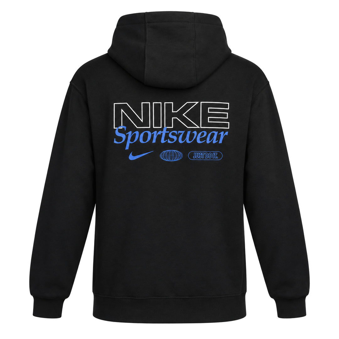 Nike Sportswear Graphic Overhead Black Hoodie