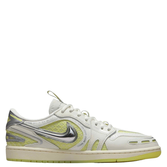 Air Jordan 1 Low Method of Make V3 Sail Luminous Green Womens Trainers UK 4
