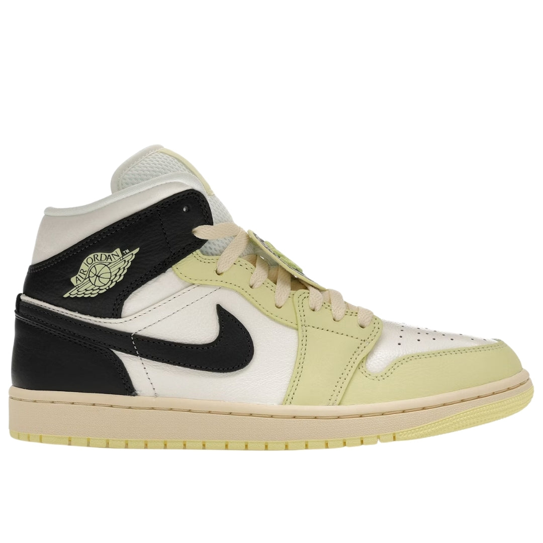 Nike Air Jordan 1 Mid Fall League Sail Trainers UK 4