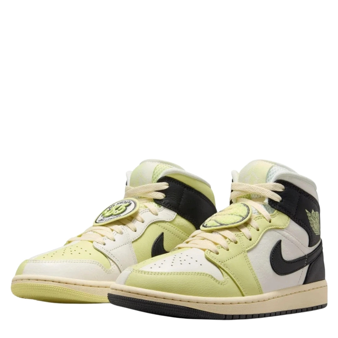 Nike Air Jordan 1 Mid Fall League Sail Trainers UK 4