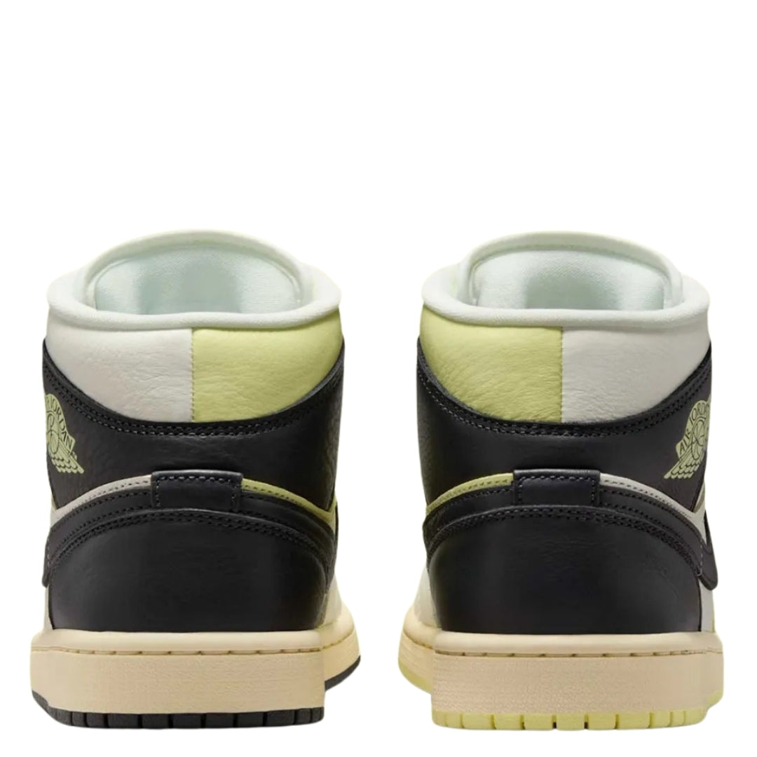 Nike Air Jordan 1 Mid Fall League Sail Trainers UK 4