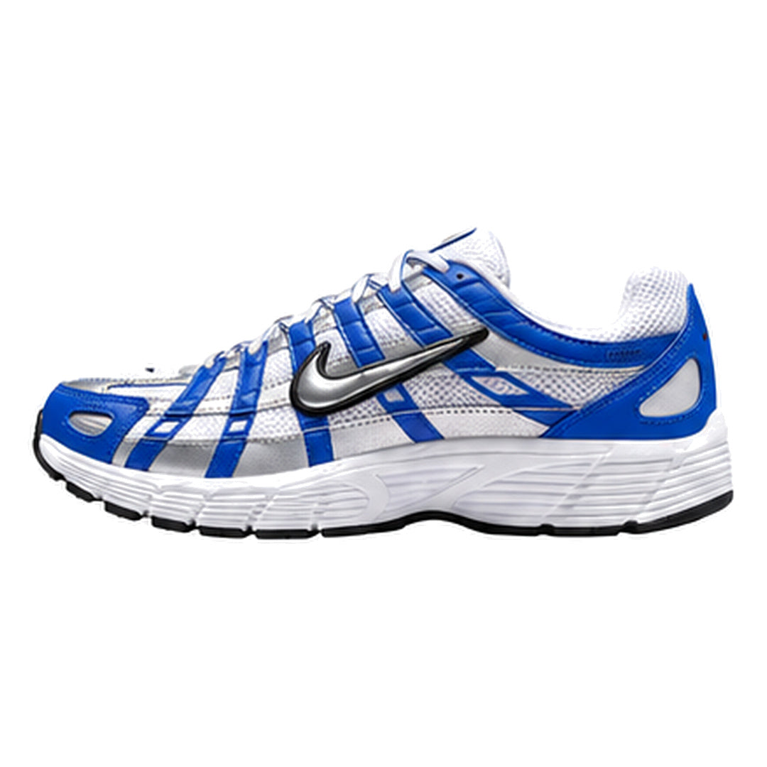 Nike P-6000 GS Racer Blue Metallic Silver Trainers