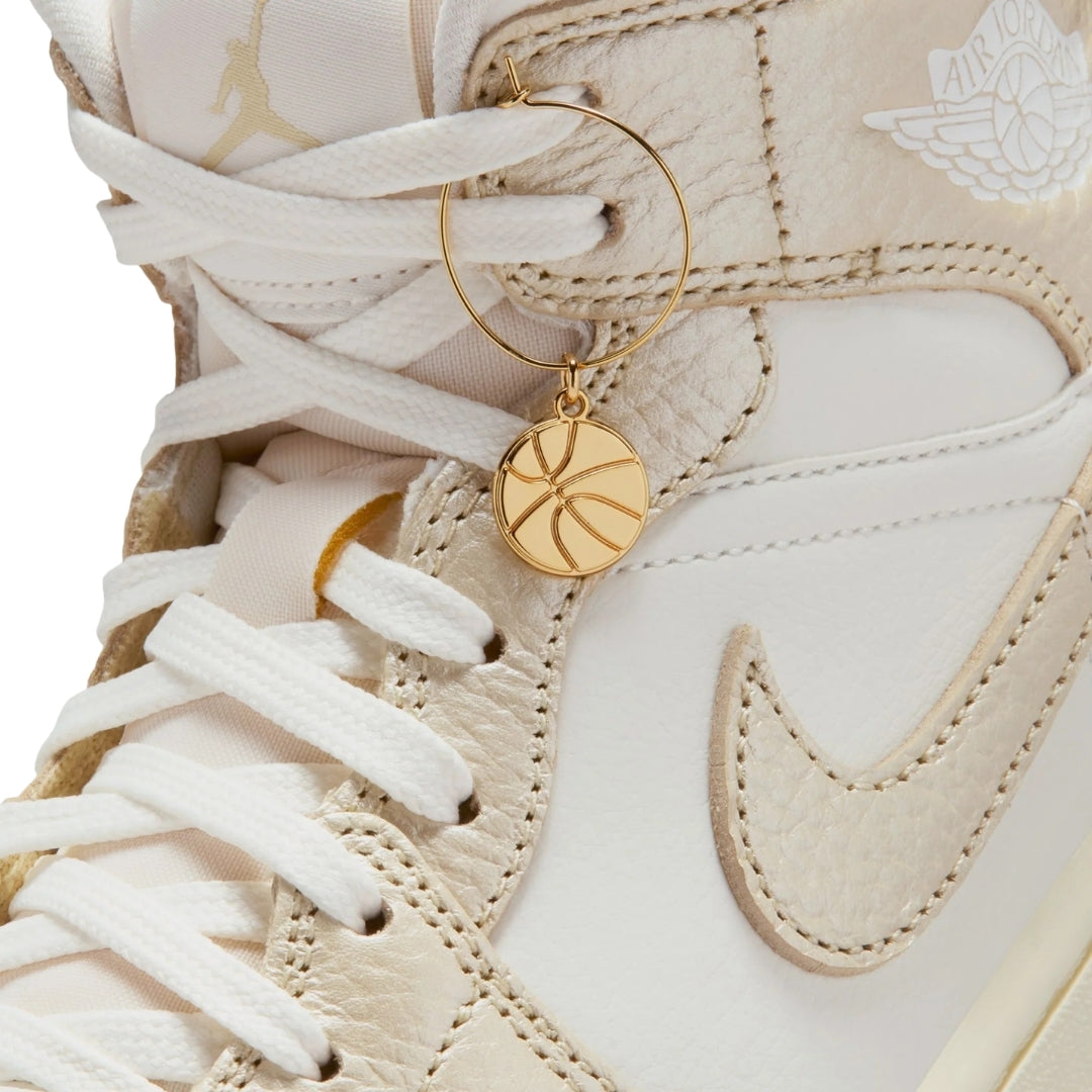 Nike Air Jordan 1 Mid SE Metallic Team Gold Trainers UK 8