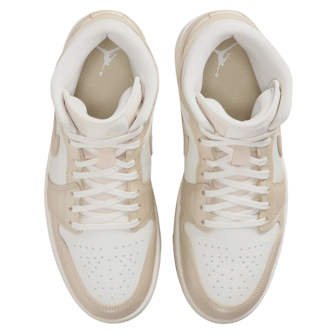 Nike Air Jordan 1 Mid SE Metallic Team Gold Trainers UK 8