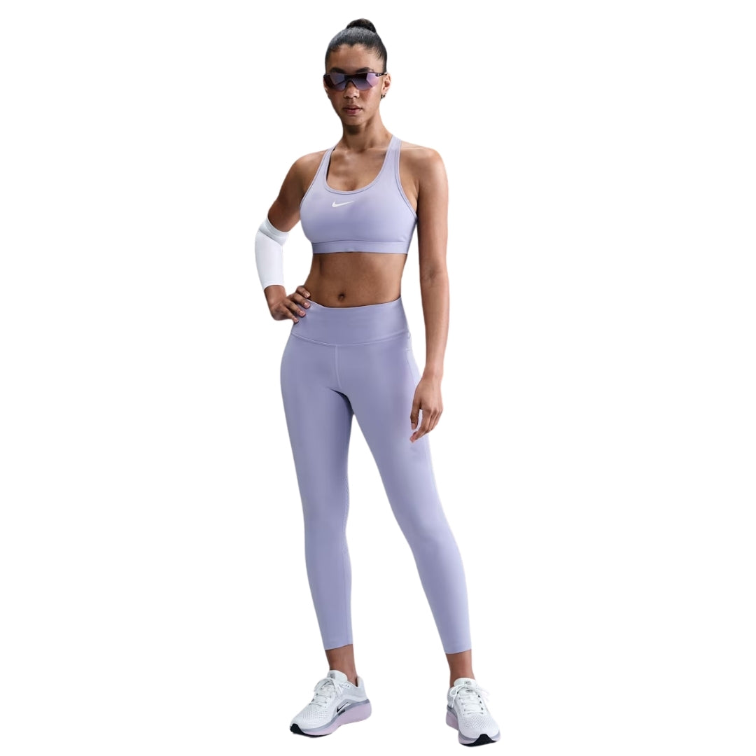 Nike Fast Mid Rise 7/8 Purple Leggings XS