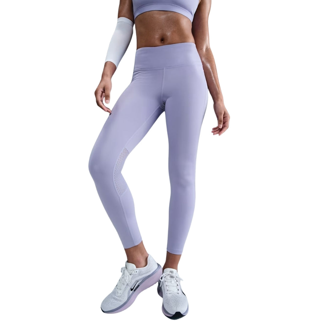 Nike Fast Mid Rise 7/8 Purple Leggings XS