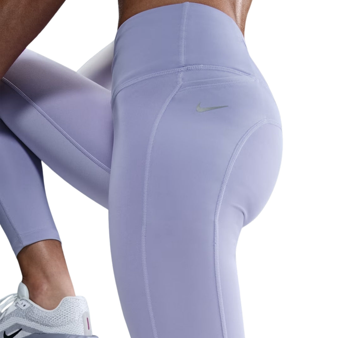 Nike Fast Mid Rise 7/8 Purple Leggings XS