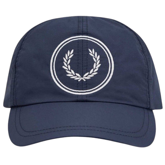 Fred Perry Ripstop Logo Navy Blue Hat