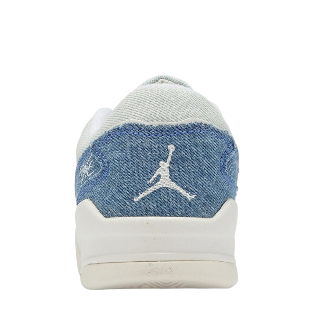 Nike Air Jordan Flight Court SE Denim Worn Blue Trainers UK 3.5