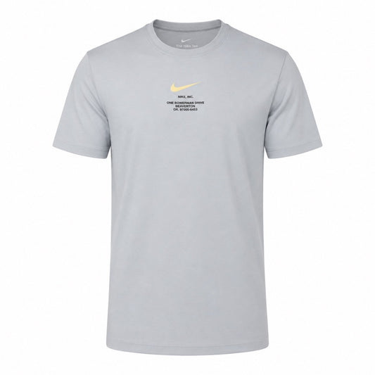 Nike Athletics Swoosh By Nike Grey T-Shirt S