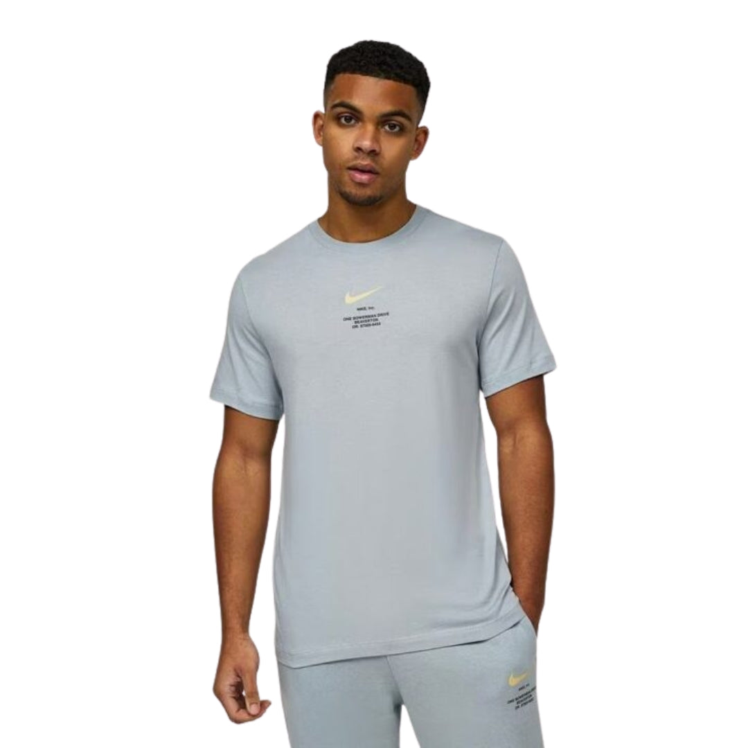 Nike Athletics Swoosh By Nike Grey T-Shirt S