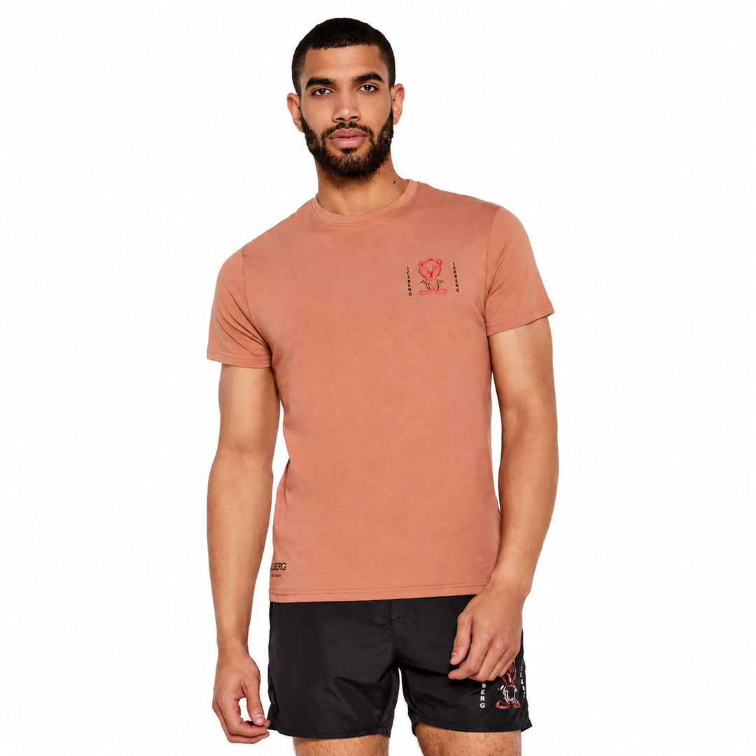 Iceberg Bear Logo Indian T-Shirt