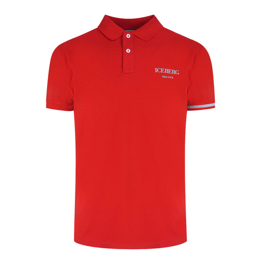 Ice Iceberg Red Polo Shirt