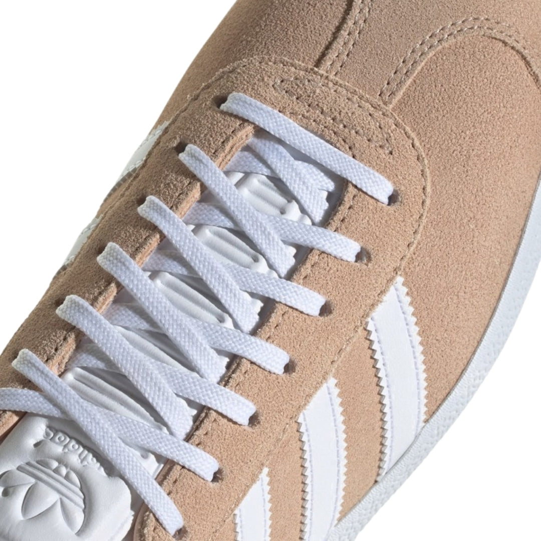 Adidas Gazelle Halo Blush Cloud White Core Black Trainers UK 3