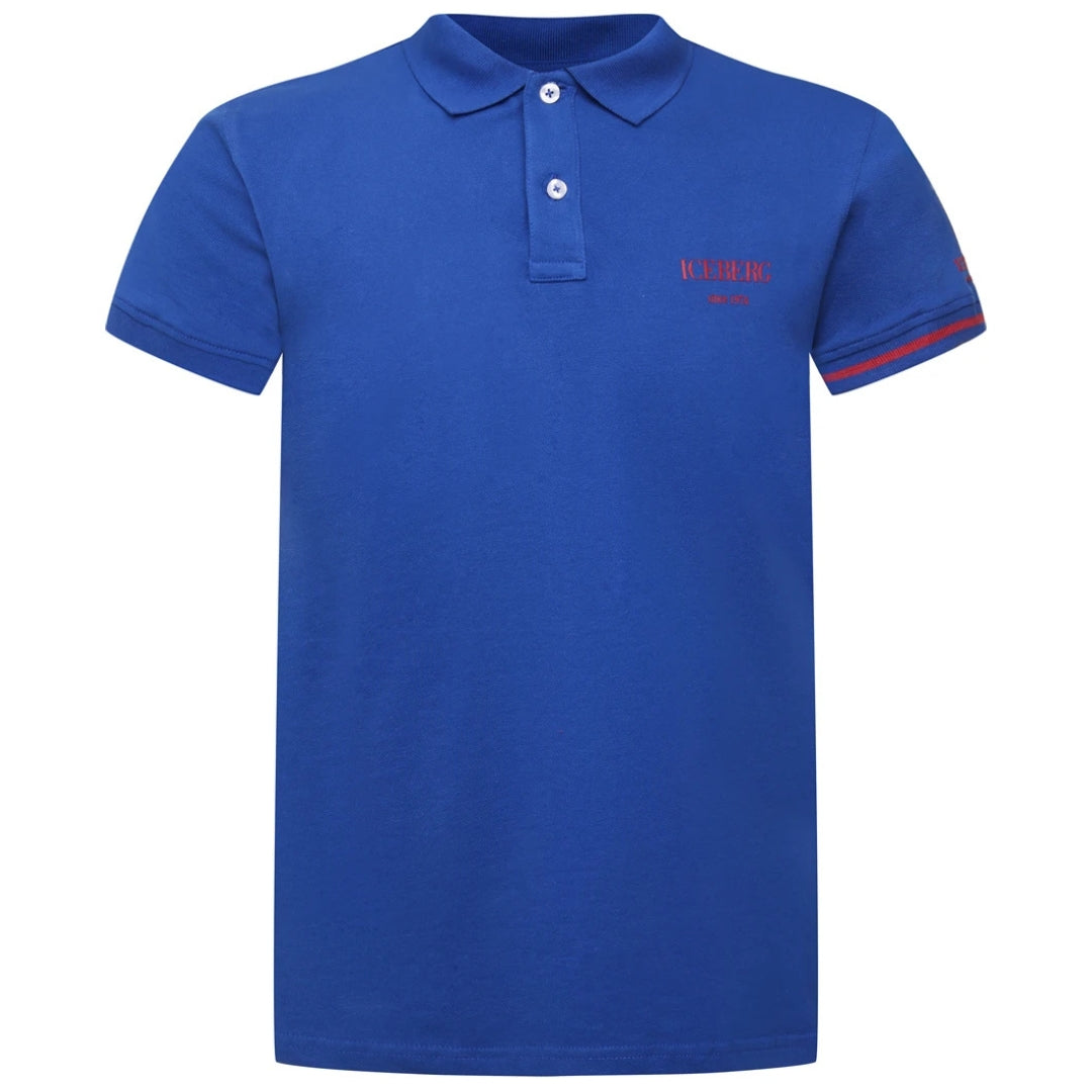 Ice Iceberg Blue Polo Shirt - Nova Clothing