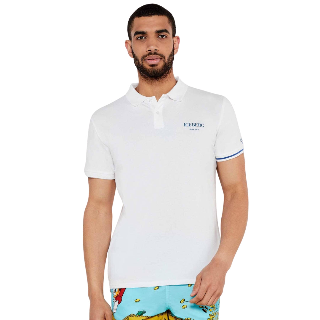 Ice Iceberg White Polo Shirt - Nova Clothing