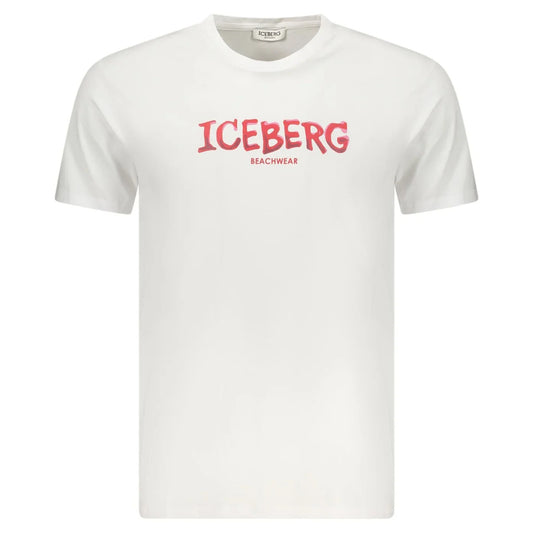 Iceberg Bold Logo White T-Shirt