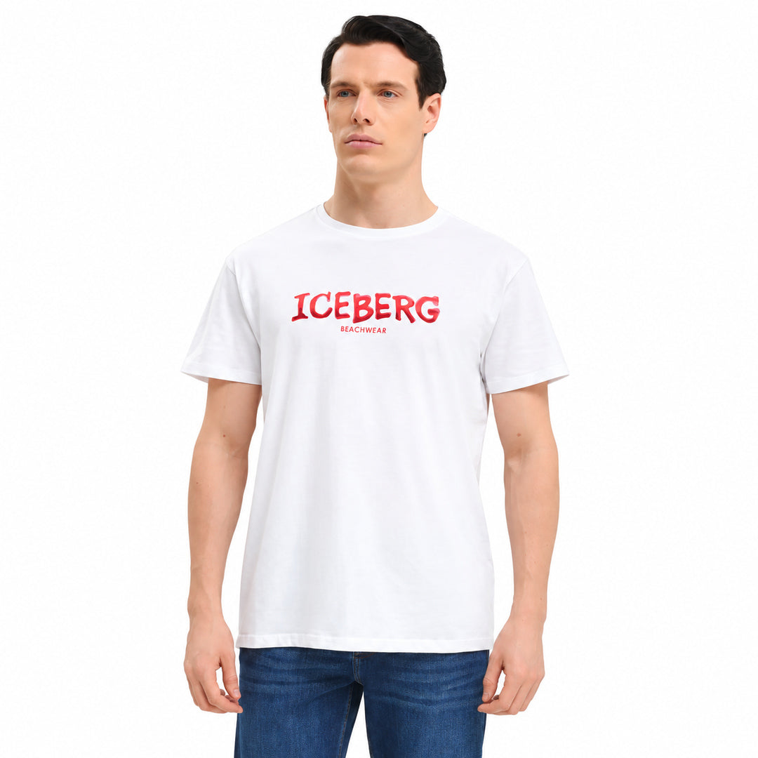 Ice Iceberg Bold Logo White T-Shirt