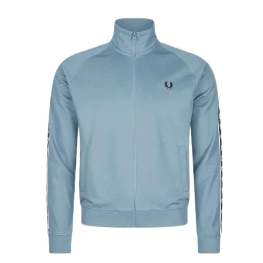 Fred Perry Contrast Tape Ash Blue Track Jacket XS