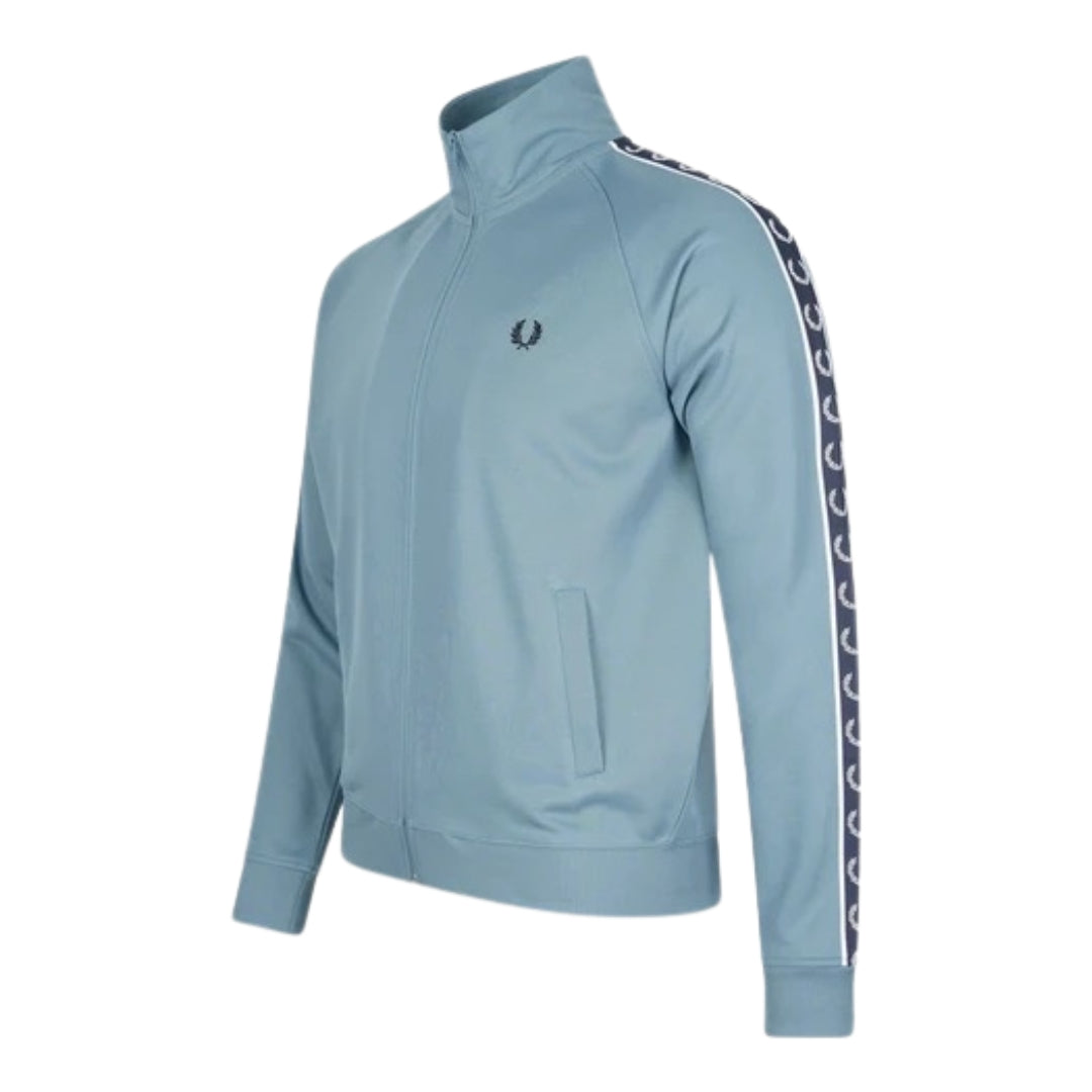 Fred Perry Contrast Tape Ash Blue Track Jacket XS