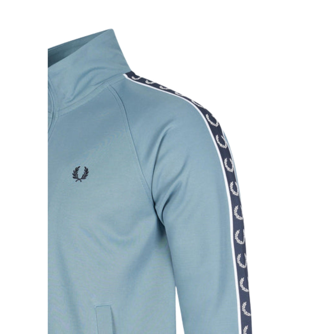 Fred Perry Contrast Tape Ash Blue Track Jacket XS