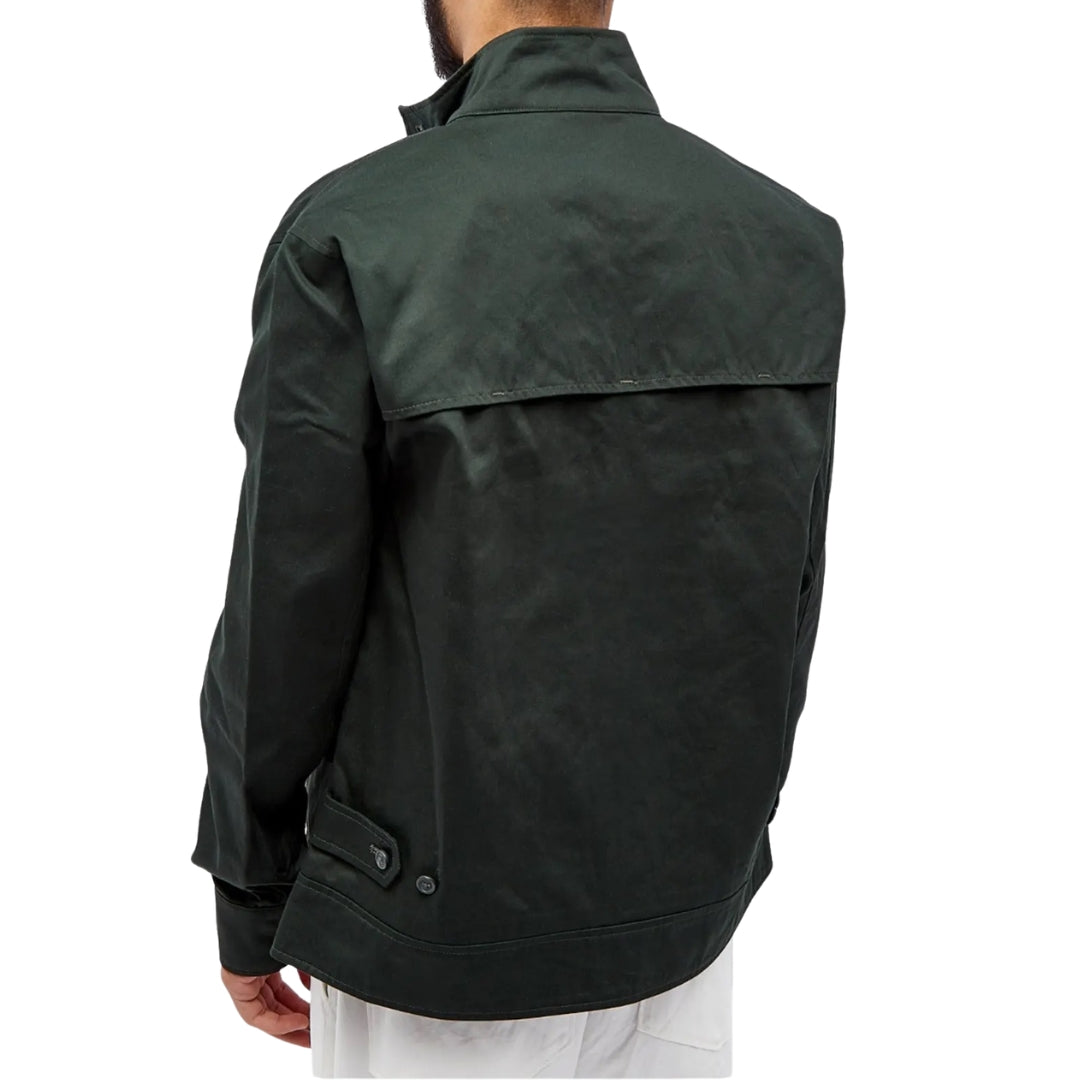 Fred Perry Waxed Night Green Harrington Jacket XS