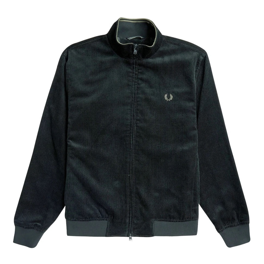Fred Perry Cord Brentham Night Green Jacket XS