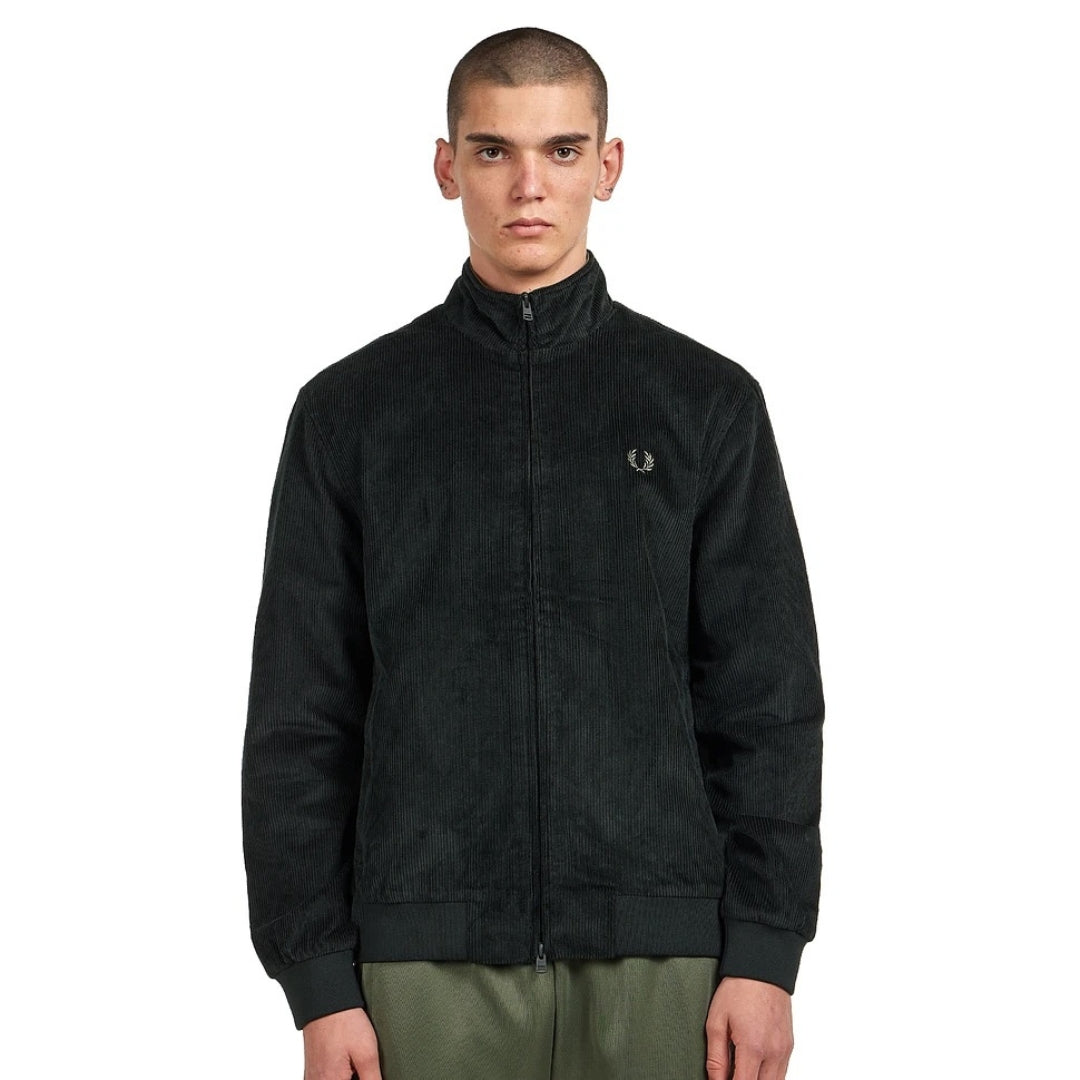 Fred Perry Cord Brentham Night Green Jacket XS