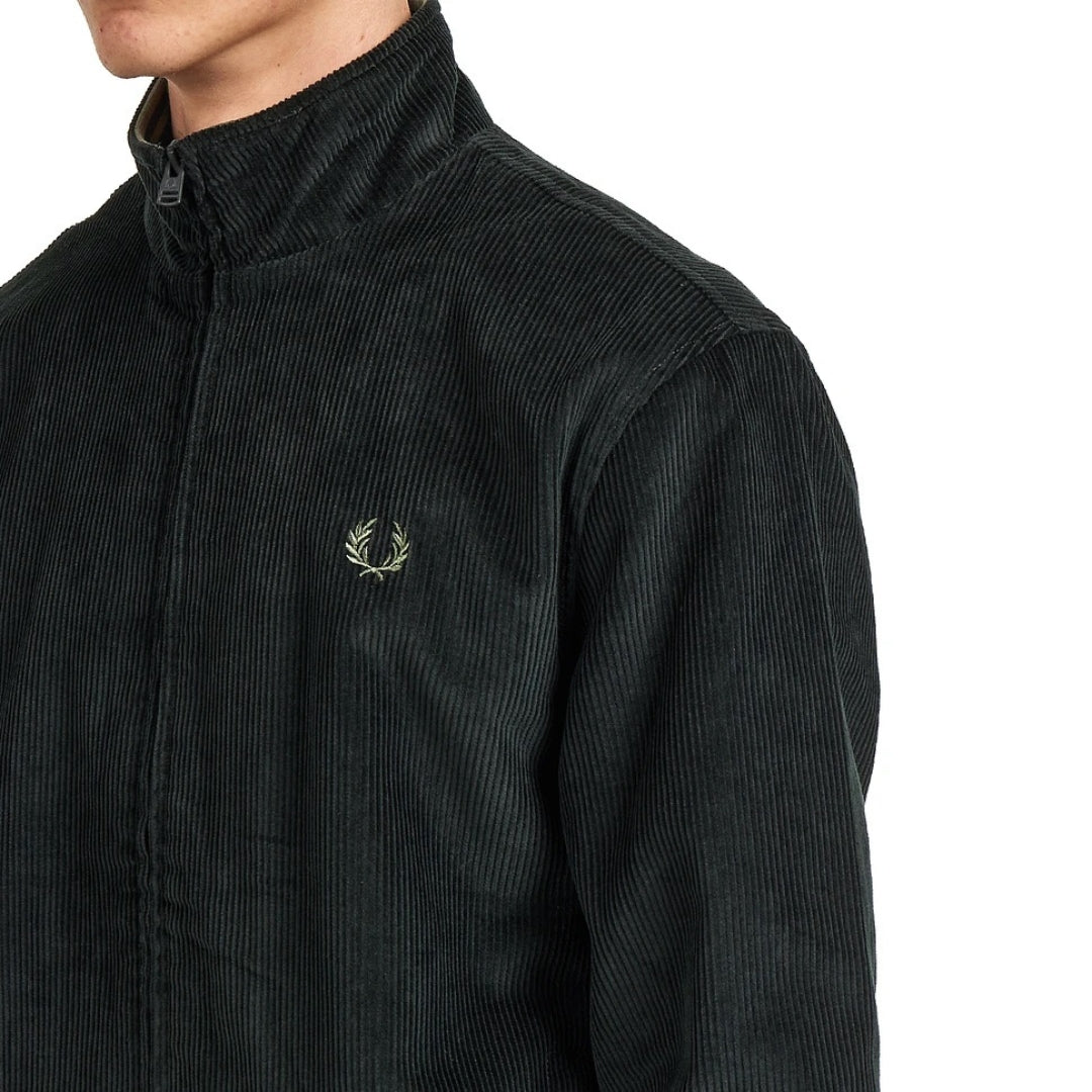 Fred Perry Cord Brentham Night Green Jacket XS