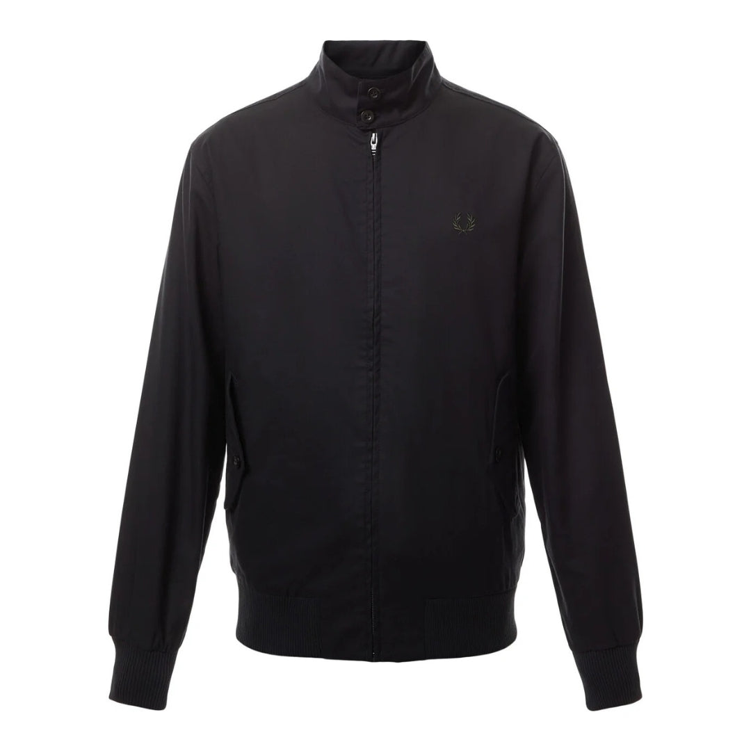 Fred Perry Classic Harrington Black Jacket XL