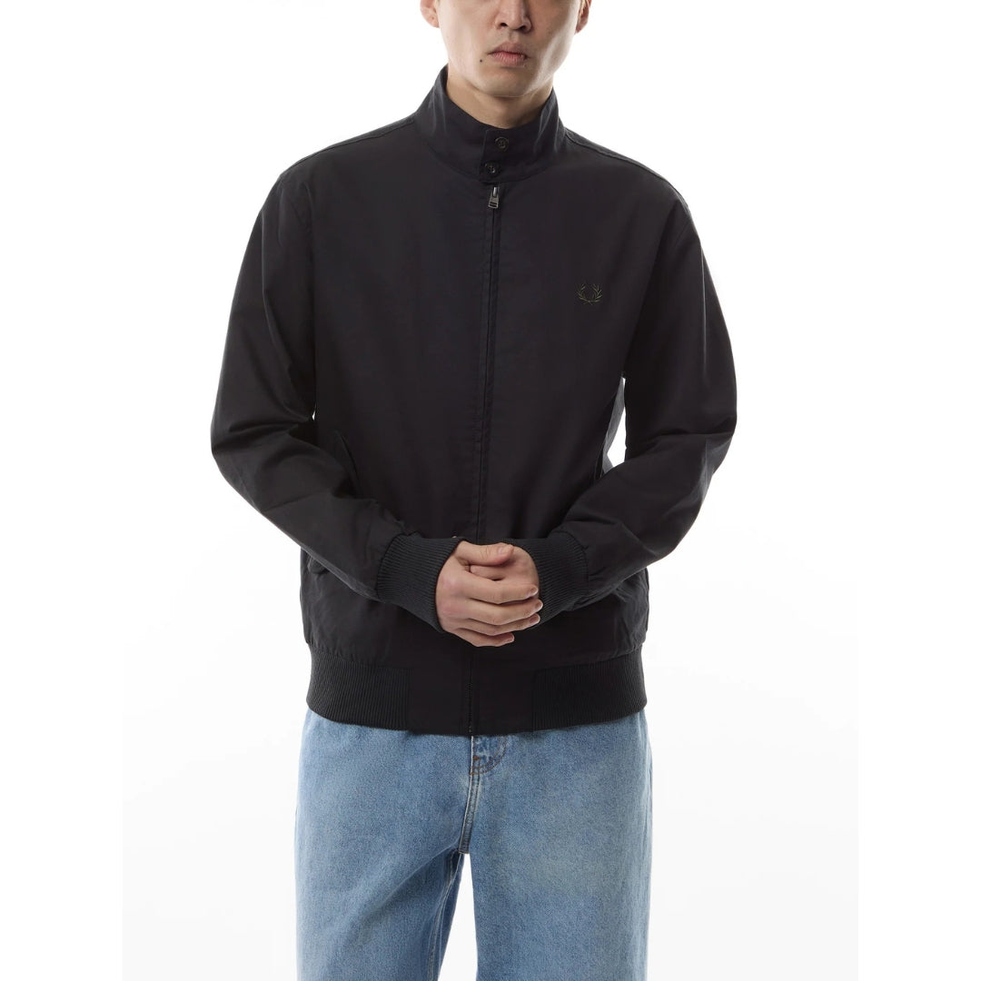 Fred Perry Classic Harrington Black Jacket XL