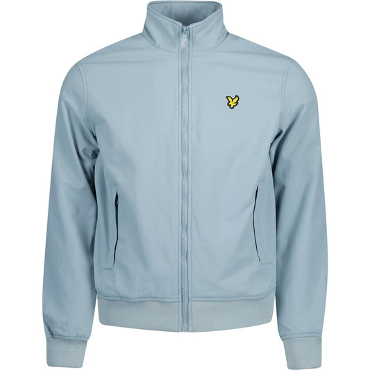 Lyle & Scott Fleece Lined Funnel Neck Away Blue Jacket