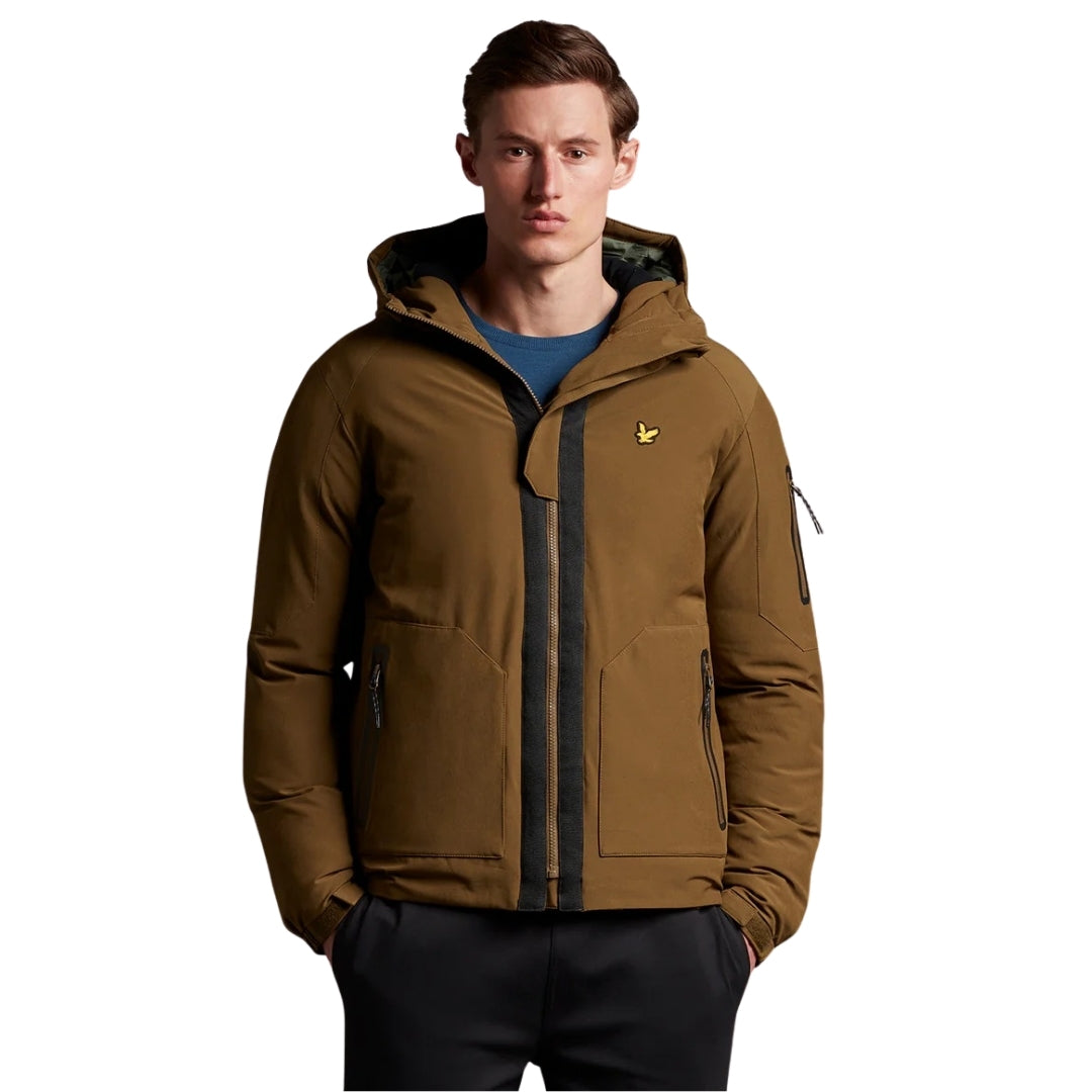 Lyle & Scott Cover Up Puffer Jacket Green XS