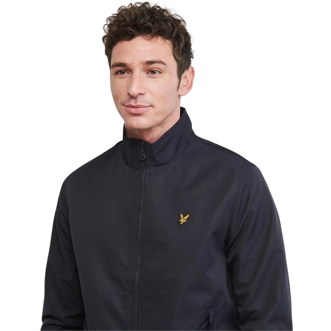 Lyle & Scott Mesh Backd Funnel Neck Jkt Navy Blue XS