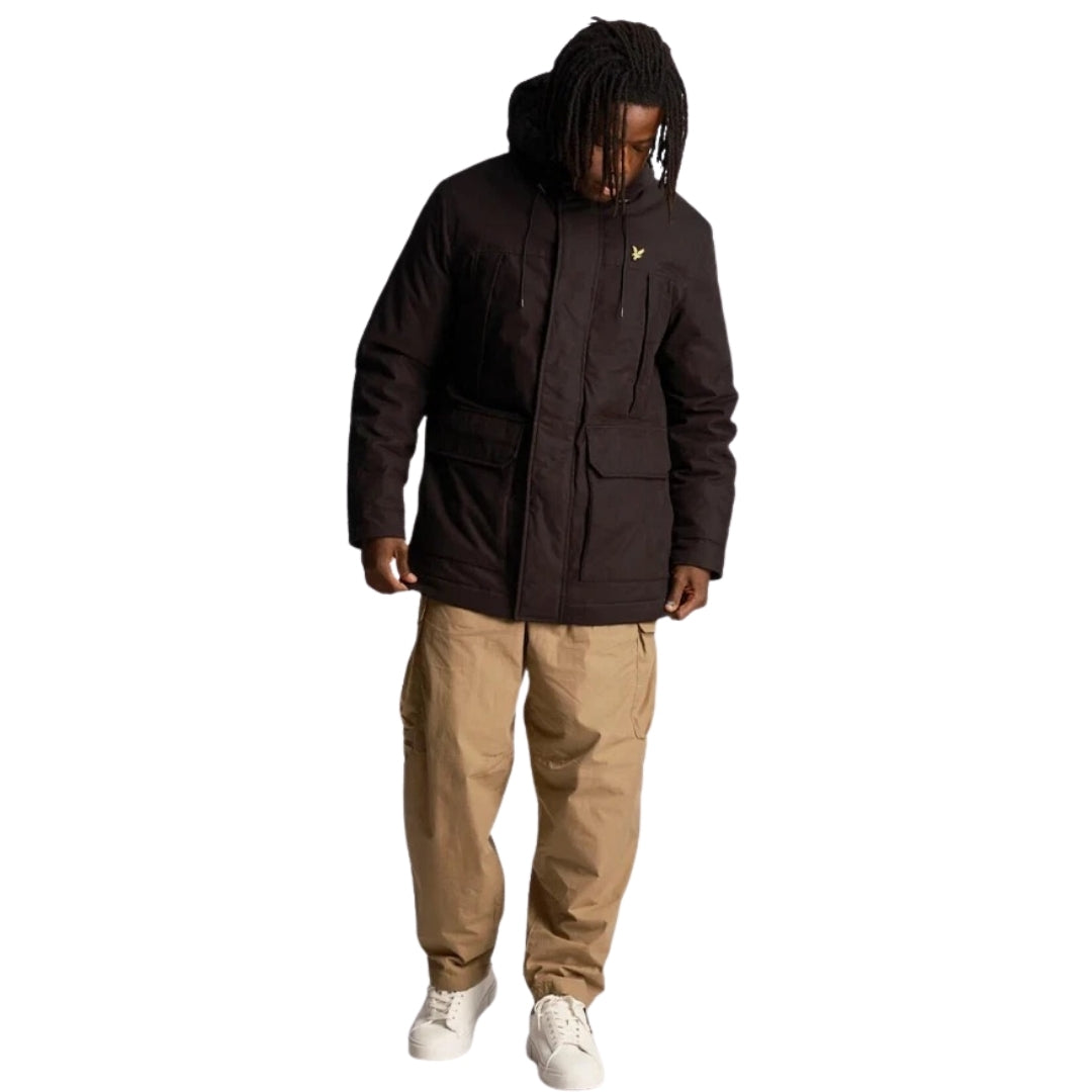 Lyle & Scott Microfleece Parka 2.0 Black XS